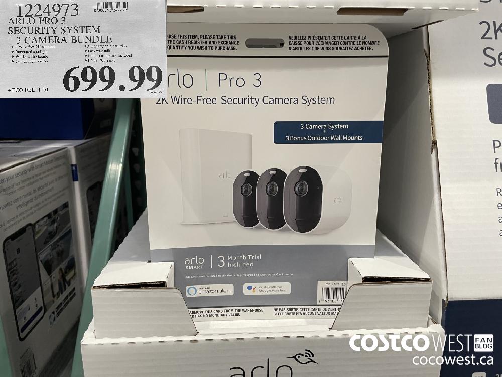 1224973 ARLO PRO 3 SECURITY SYSTEM *3 CAMERA BUNDLE $699.99