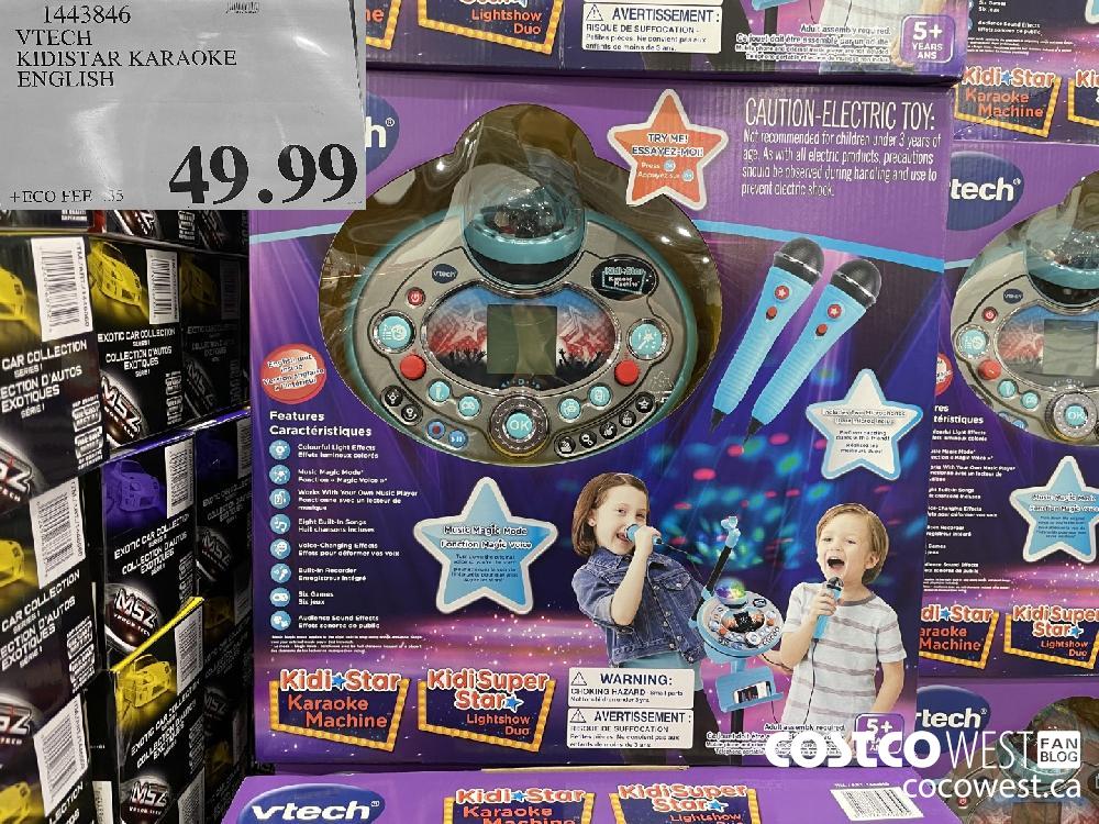 1443846 VTECH KIDISTAR KARAOKE ENGLISH $49.99