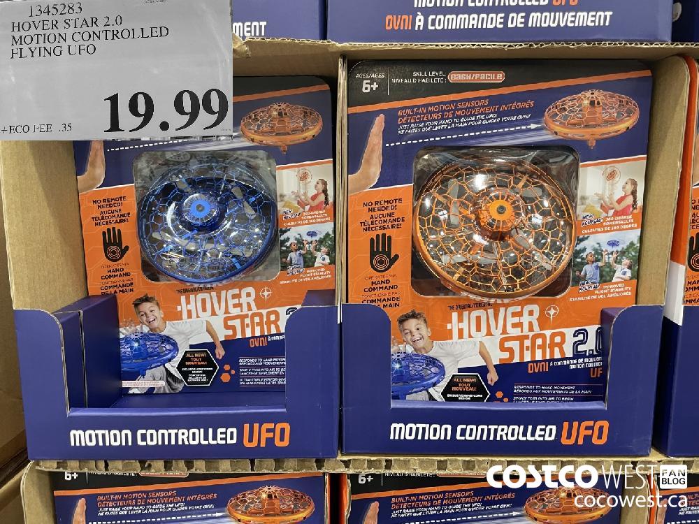 1345283 HOVER STAR 2.0 MOTION CONTROLLED FLYING UFO $19.99