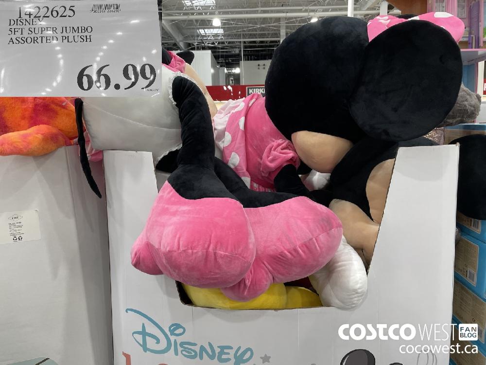 1422625 DISNEY 5FT SUPER JUMBO ASSORTED PLUSH $64.99