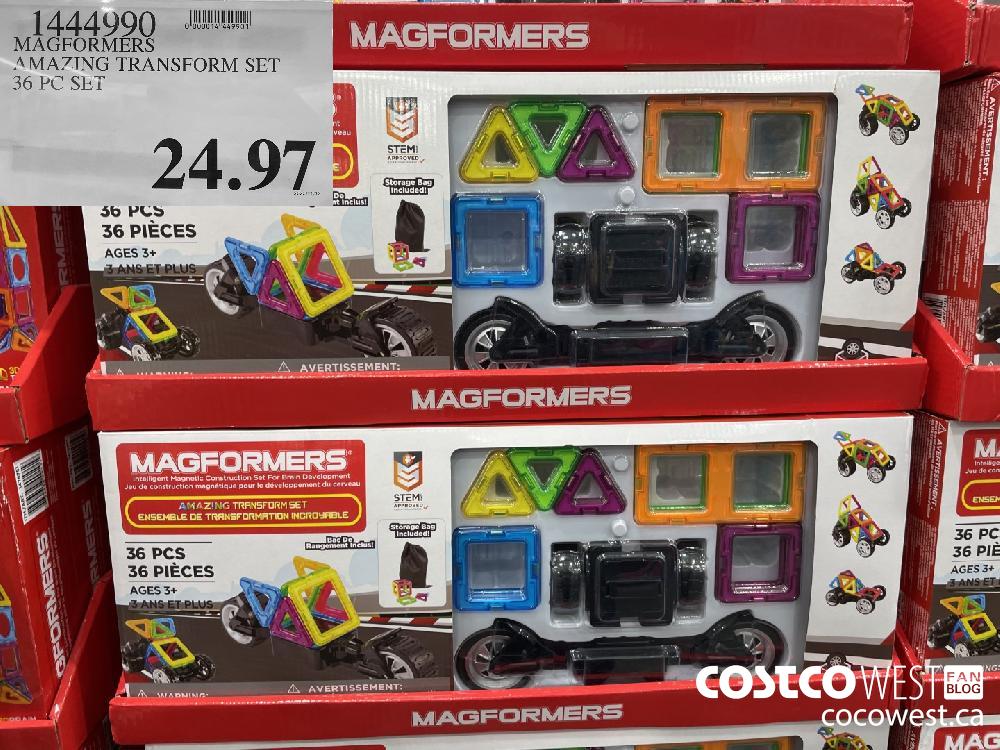 14449990 MAGFORMERS AMAZING TRANSFORM SET 36 PC SET $24.97