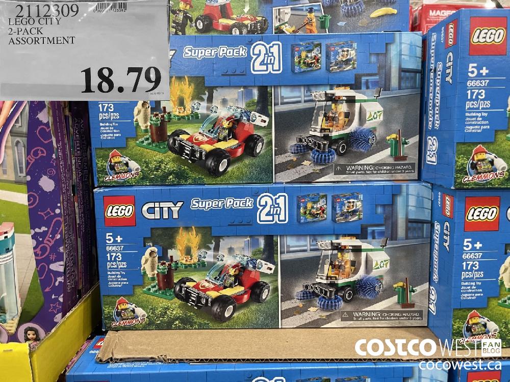 2112309 LEGO CITY 2-PACK ASSORTMENT $18.79