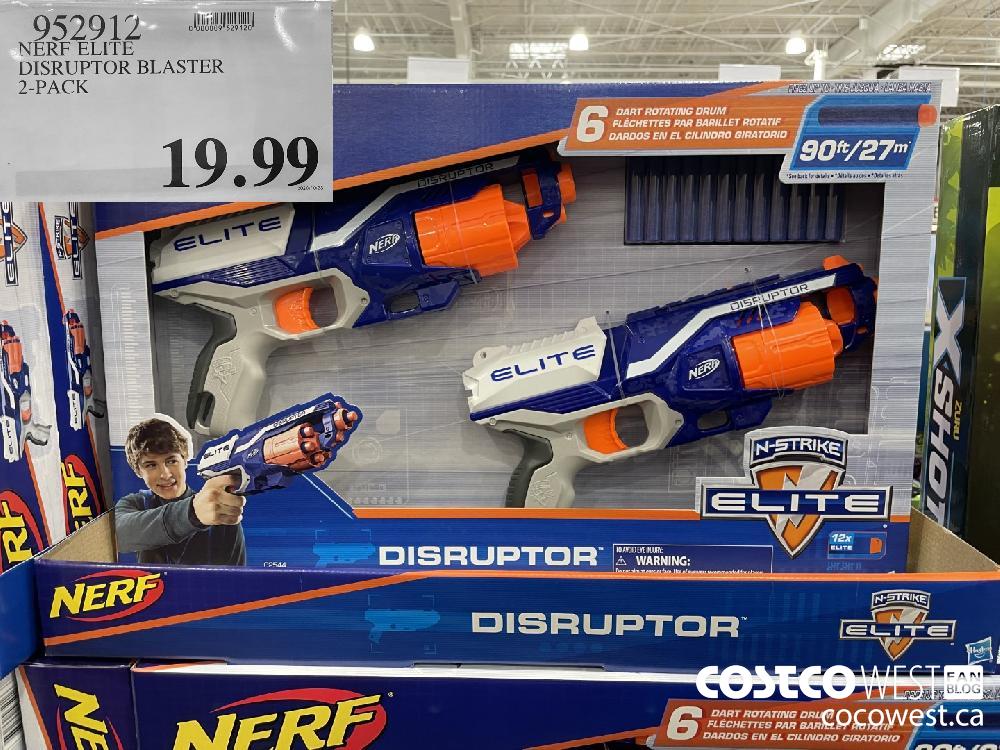 952912 NERE ELITE DISRUPTOR BLASTER 2-PACK $19.99