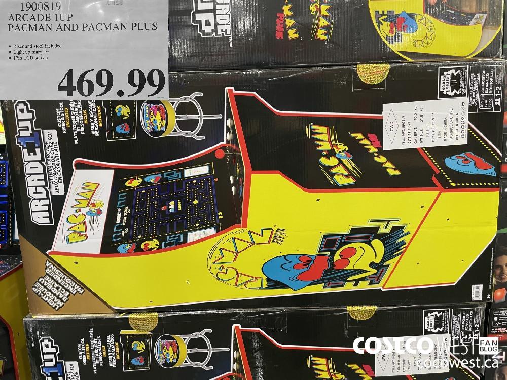 1900819 ARCADE 1UP PACMAN AND PACMAN PLUS $469.99