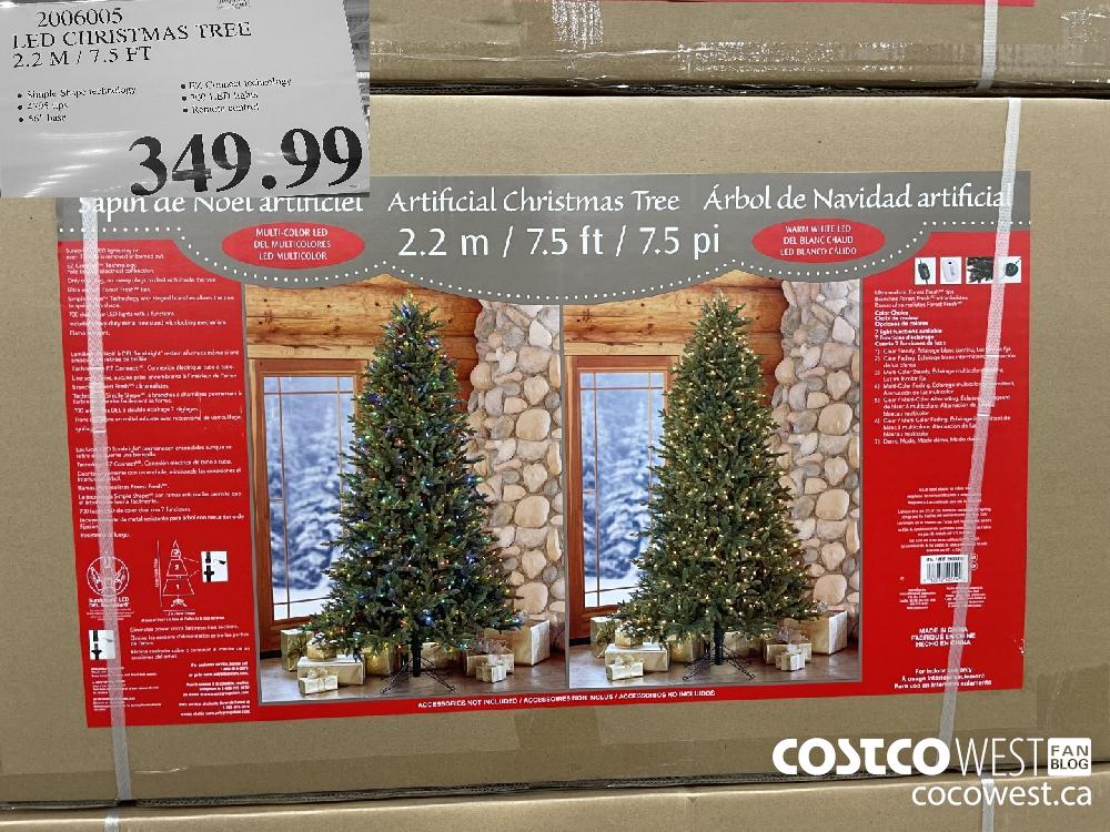 2006005 LED CHRISTMAS TREE 2.2 M / 7.5 FT $349.99