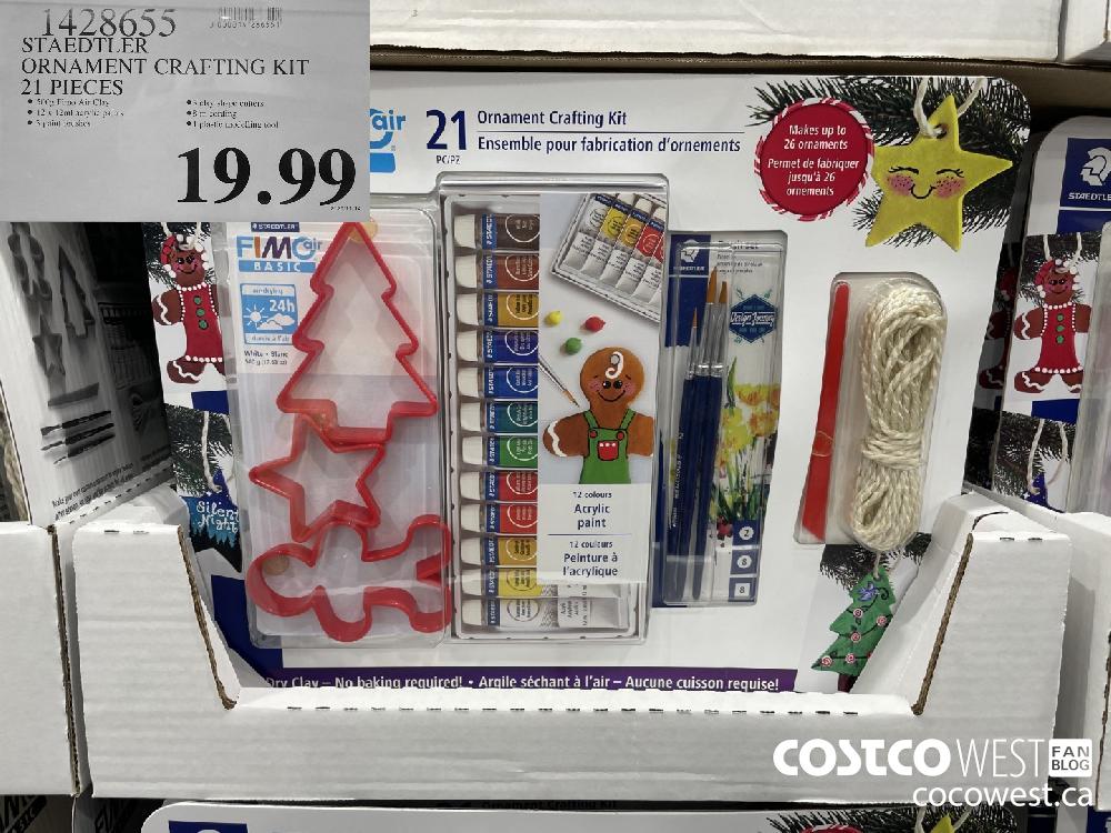 1428655 STAEDTLER ORNAMENT CRAFTING KIT 21 PIECES $19.99