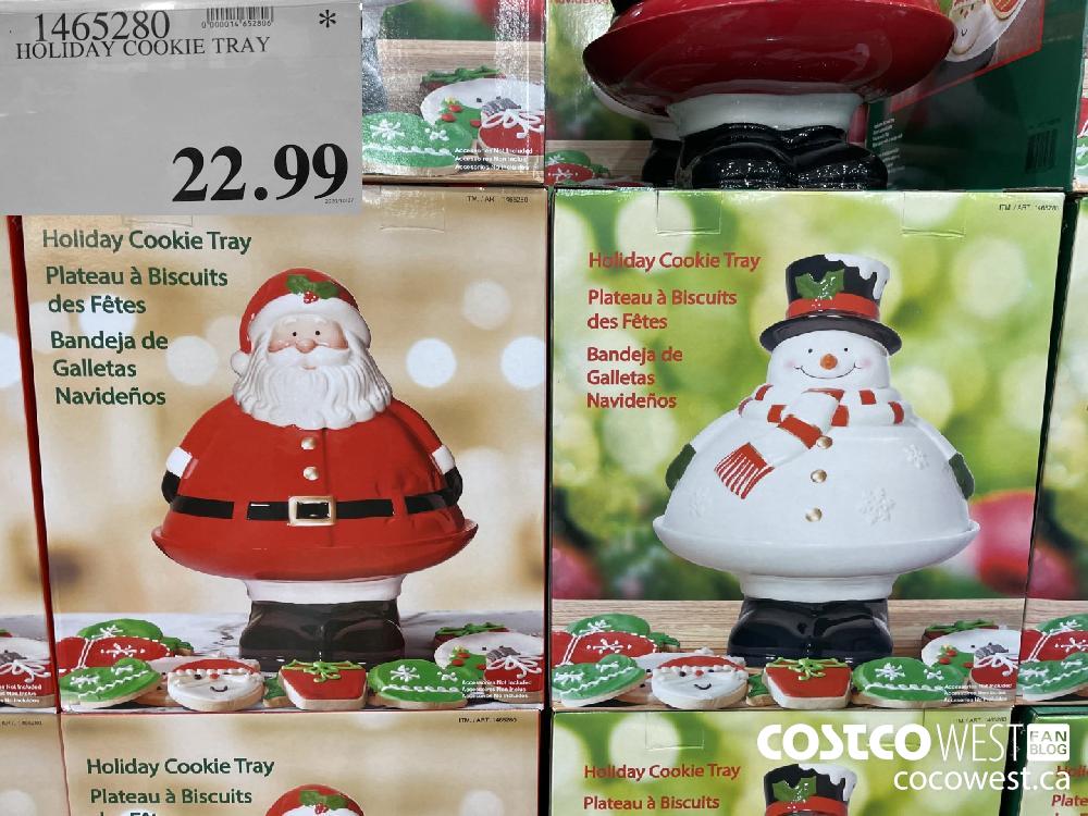 1465280 HOLIDAY COOKIE TRAY $22.99