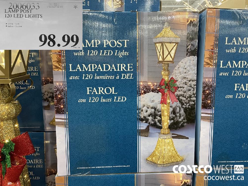 2006033 LAMP POST 120 LED LIGHTS $98.99
