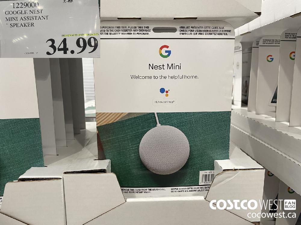 Google home best sale mini costco price