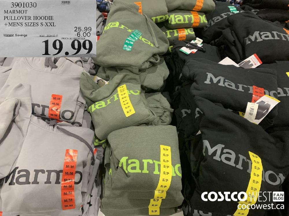 3901030 MARMOT PULLOVER HOODIE MENS SIZES S-XXL EXP. 2020-12-13 $19.99