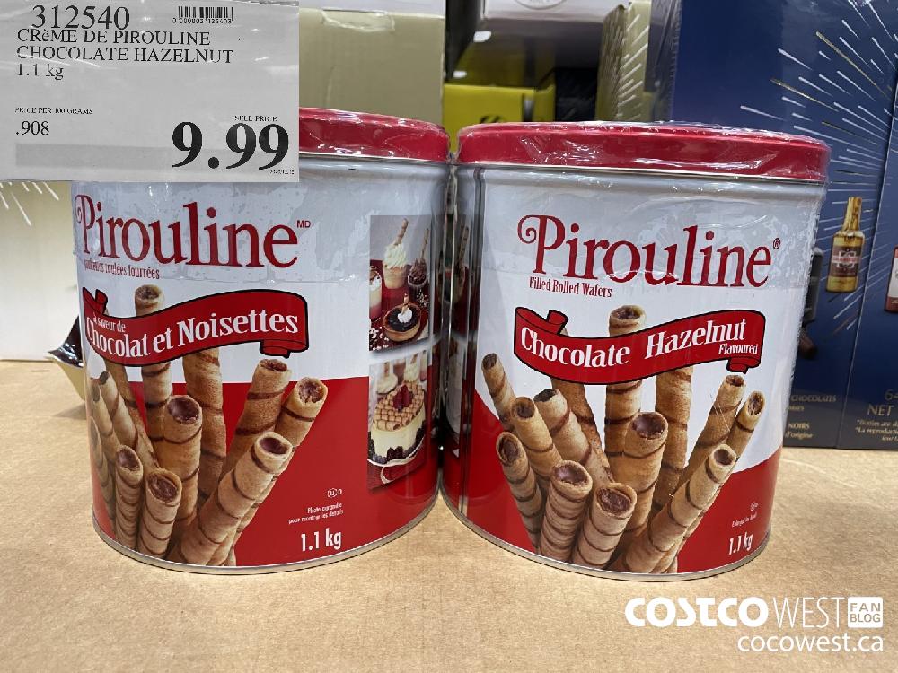 3125490 CREME DE PIROULINE CHOCOLATE HAZELNUT 1.1 kg $9.99