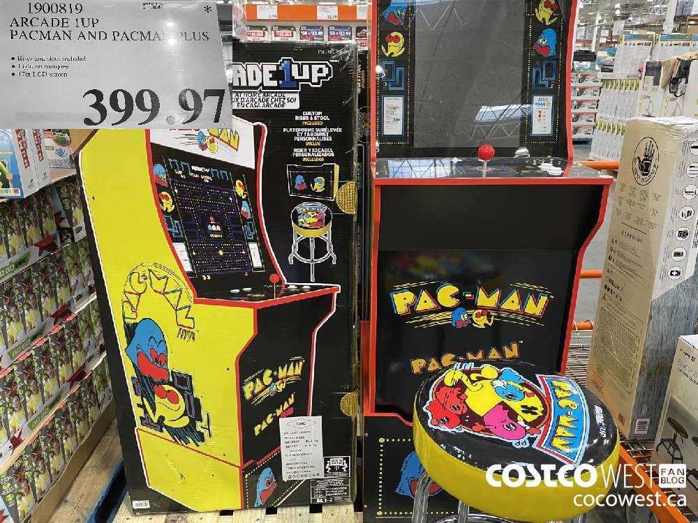 1900819 ARCADE 1UP PACMAN AND PACMAN PLUS $399.97