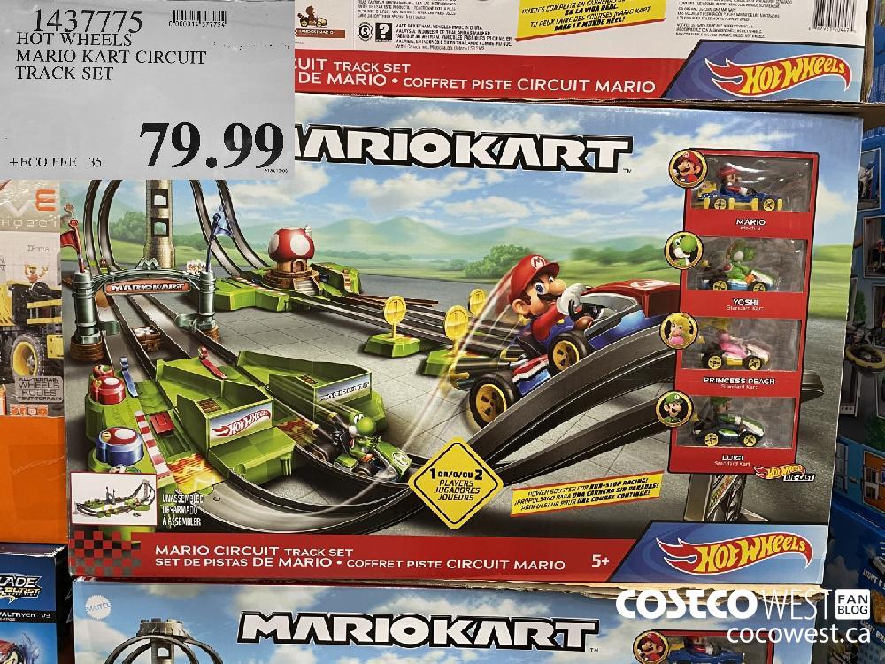 1437775 HOT WHEELS MARIO KART CIRCUIT TRACK SET $79.99