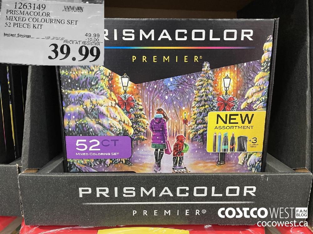 1263149 PRISMACOLOR MIXED COLOURING SET 52 PIECE KIT EXPIRY DATE: 2021-01-03 $39.99