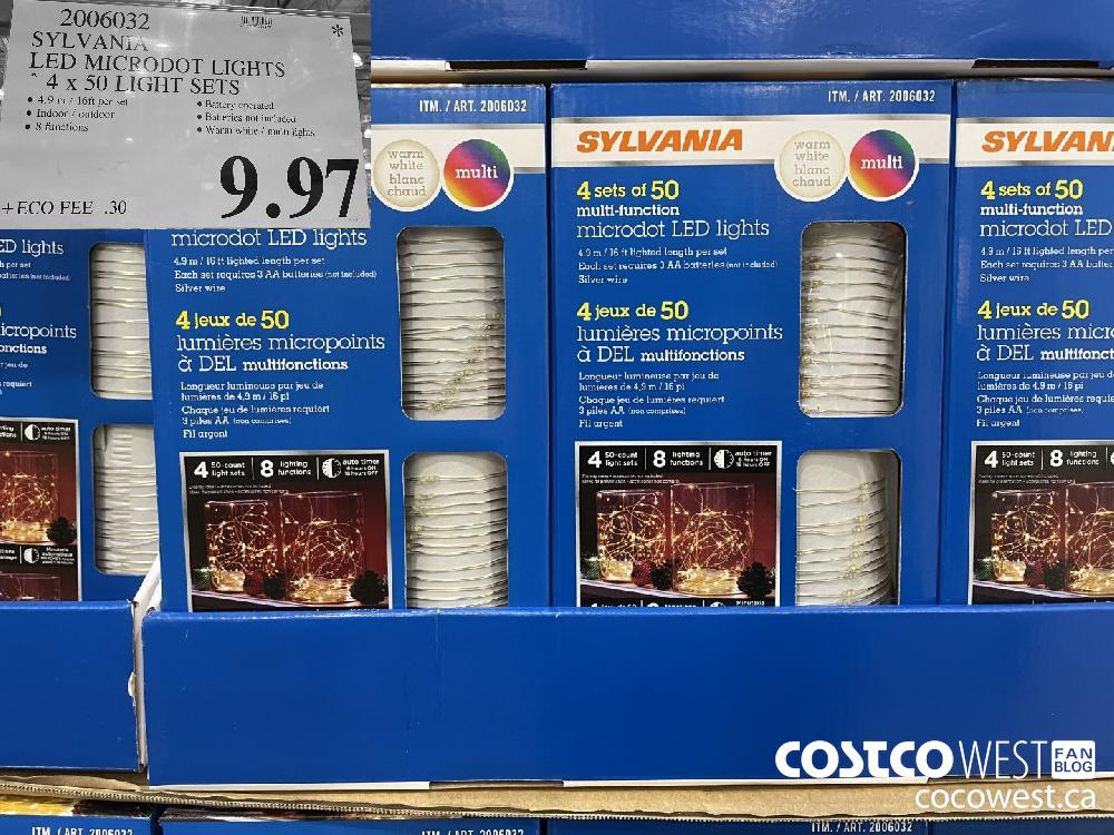 Sylvania microdot lights deals costco