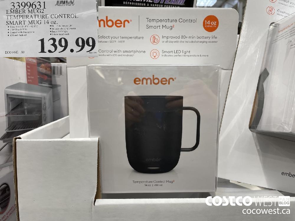 3399631 EMBER MUG2 TEMPERATURE CONTROL | SMART MUG 14 oz. $139.99