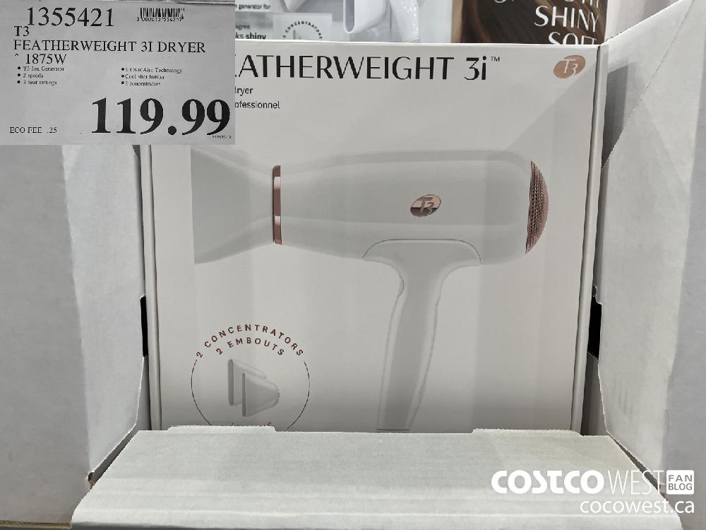 1355421 T3 FEATHERWEIGHT 31 DRYER © 1875W $119.99