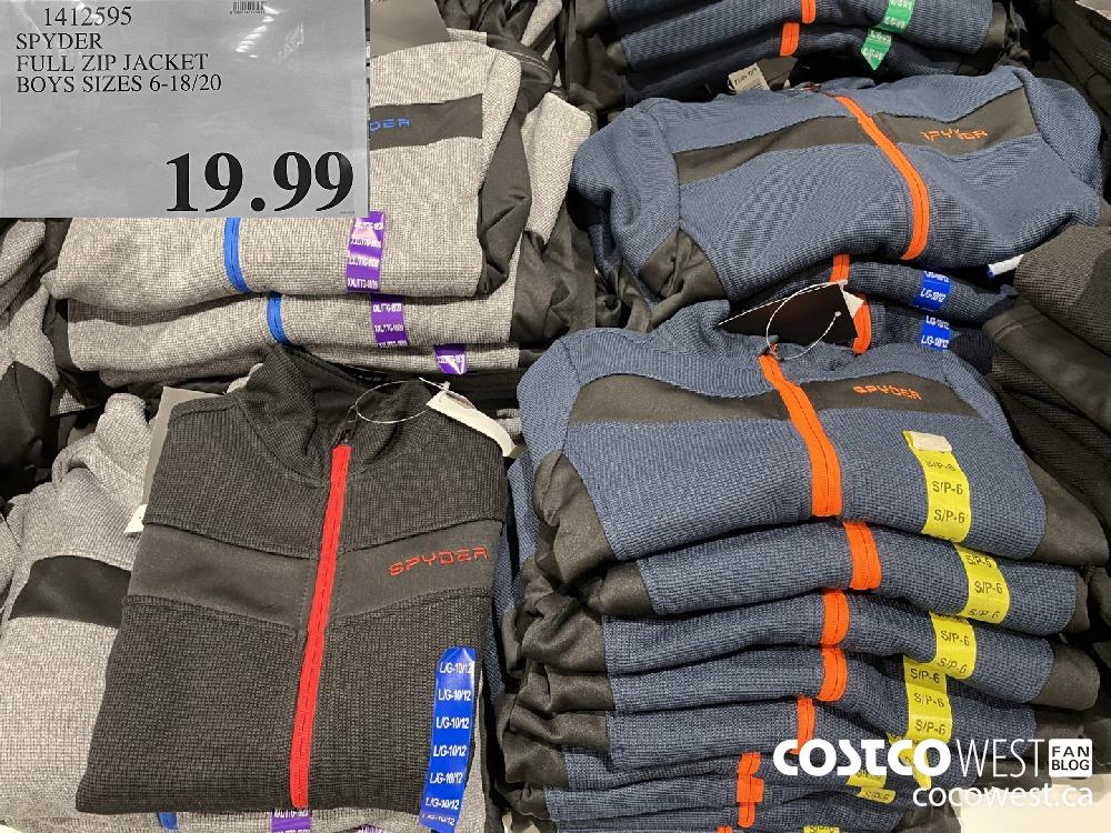 Spyder full store zip jacket costco