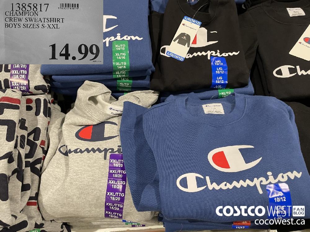 Champion sweater outlet costco kendall