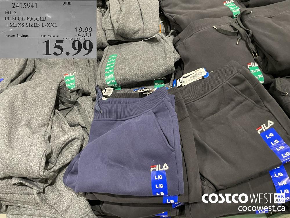 costco fila sweatpants