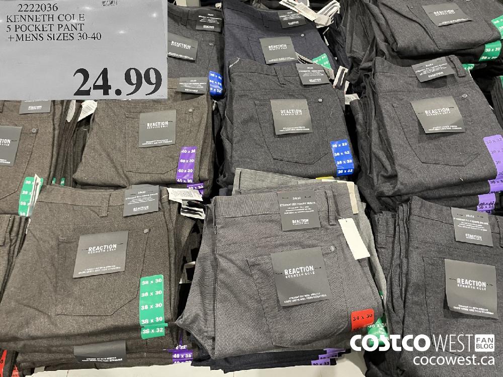 2222036 KENNETH COLE 5 POCKET PANT MENS SIZES 30-40 $24.99