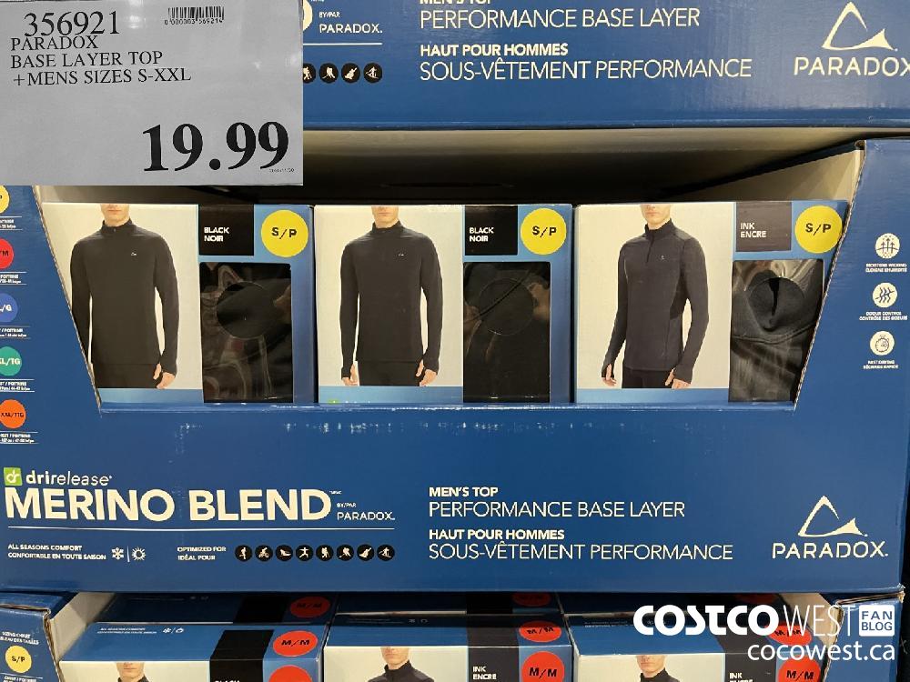 Costco merino wool base layer best sale