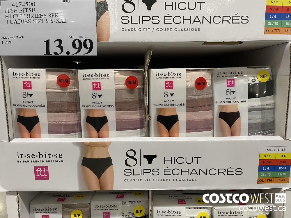 4174500 ITSE BITSE HI CUT BRIEFS 8Pk LADIES SIZES S-XL $13.99