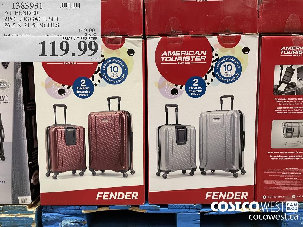 costco suitcases on sale