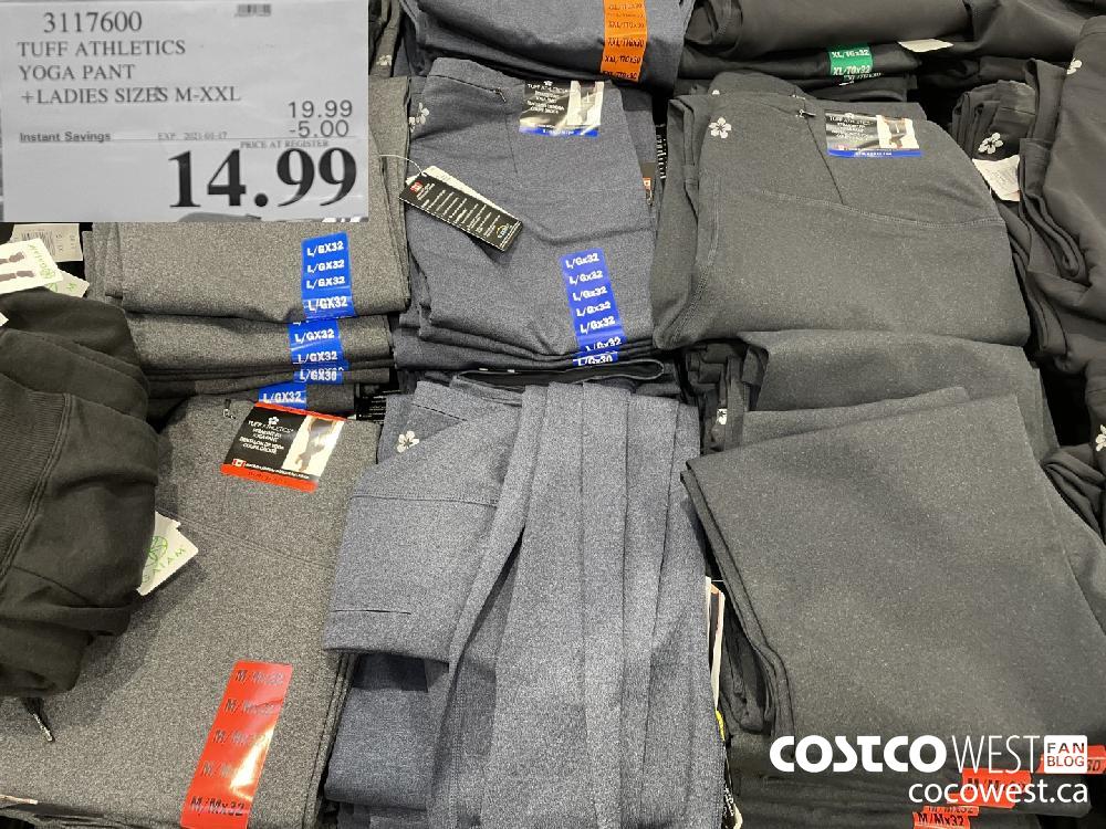 3117600 TUFF ATHLETICS YOGA PANT LADIES SIZES S XXL 5 00 INSTANT SAVINGS  EXPIRES ON 2021 01 17 14 99 - Costco East Fan Blog