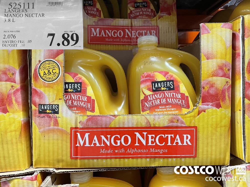 langers mango nectar costco