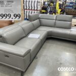 1434688GREY LEATHER POWFRRECLINING SECTIONAL2 BOXES$1999.99