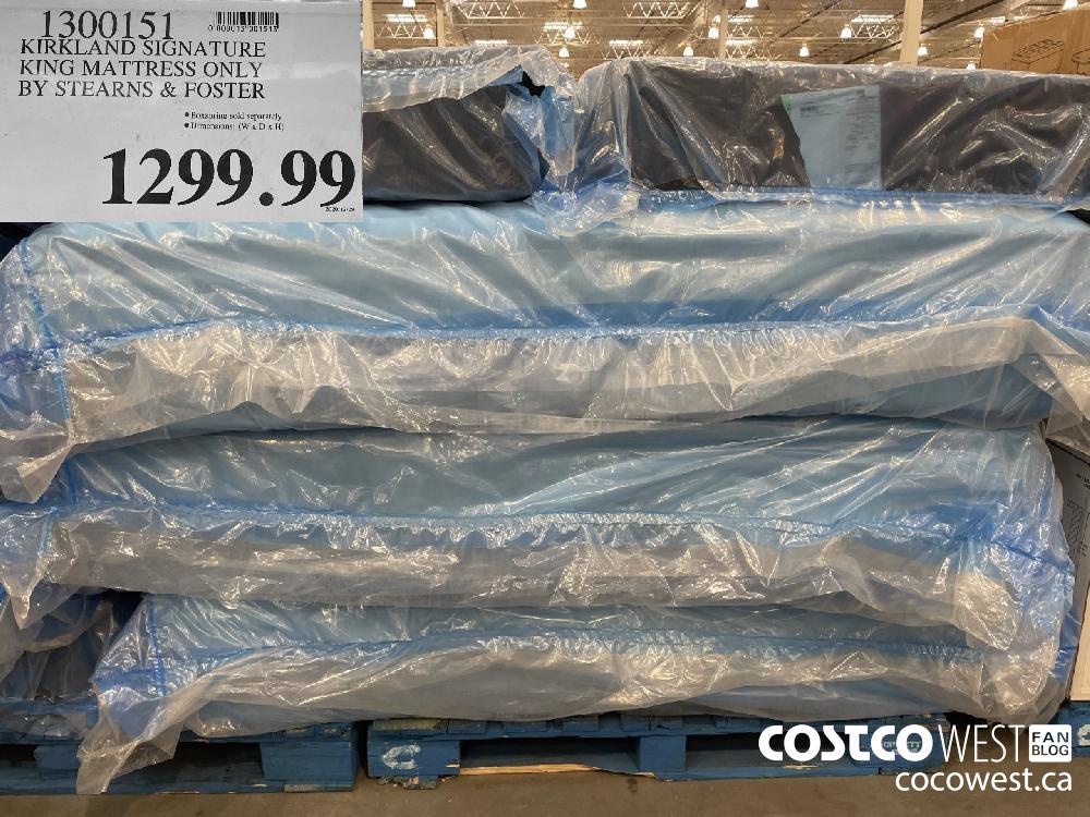 1300151 KIRKLAND SIGNATURE KING MATTRESS ONLY BY STEARNS