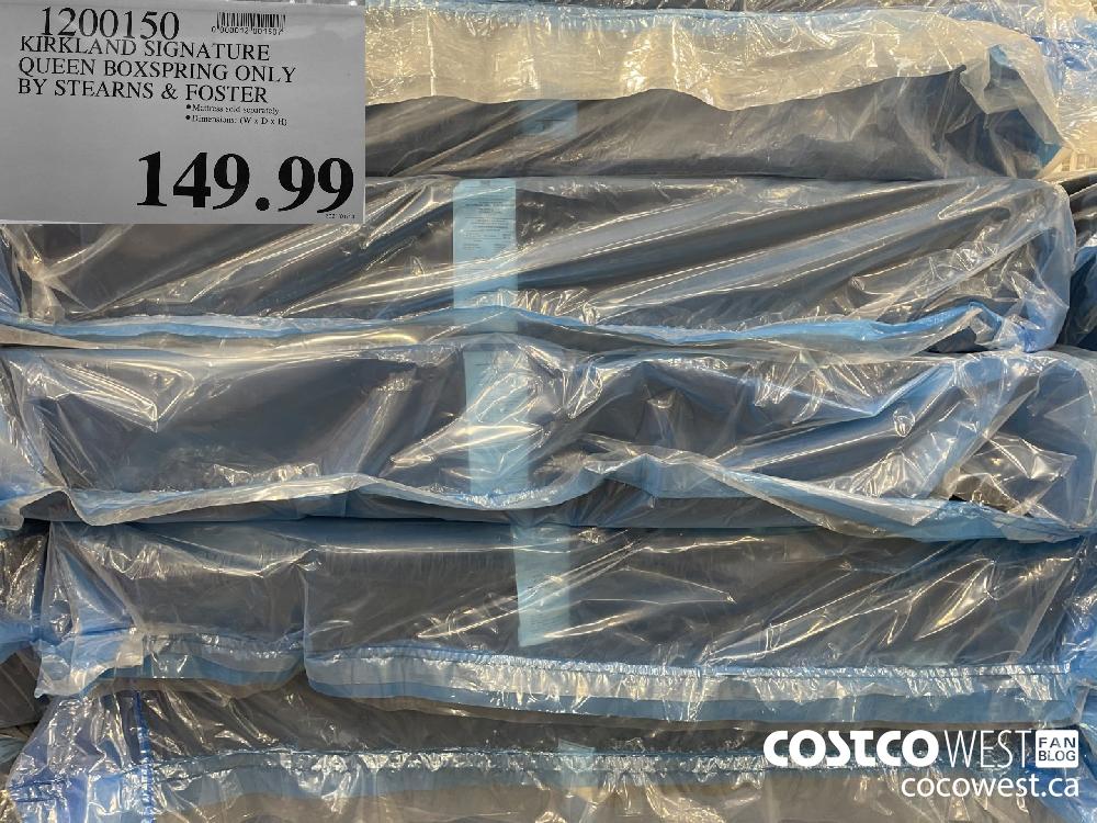 1200150 KIRKLAND SIGNATURE QUEEN BOXSPRING ONLY BY STEARNS