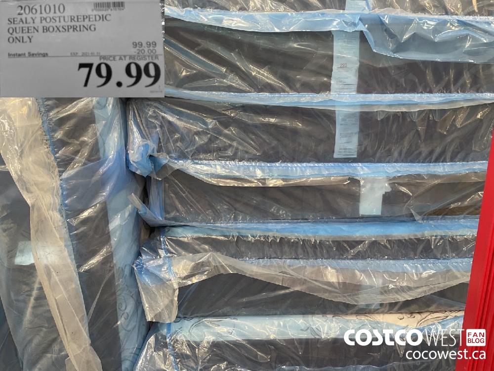 2061010 SEALY POSTUREPEDIC QUEEN BOXSPRING ONLY $79.99