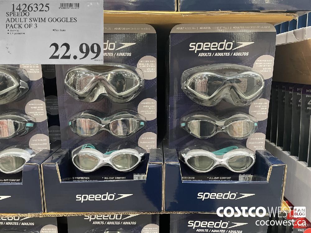 1496325 SPEEDO ADULT SWIM GOGGLES PACK OF 3 $22.99