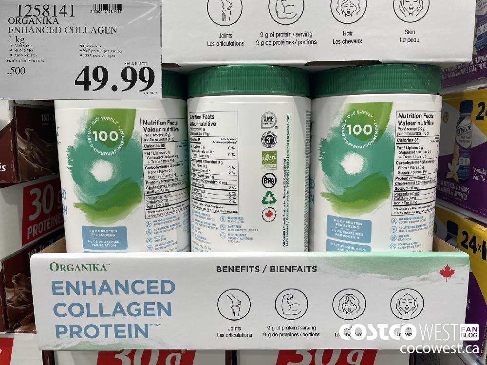 1258141 ORGANIKA ENHANCED COLLAGEN 1 kg $49.99