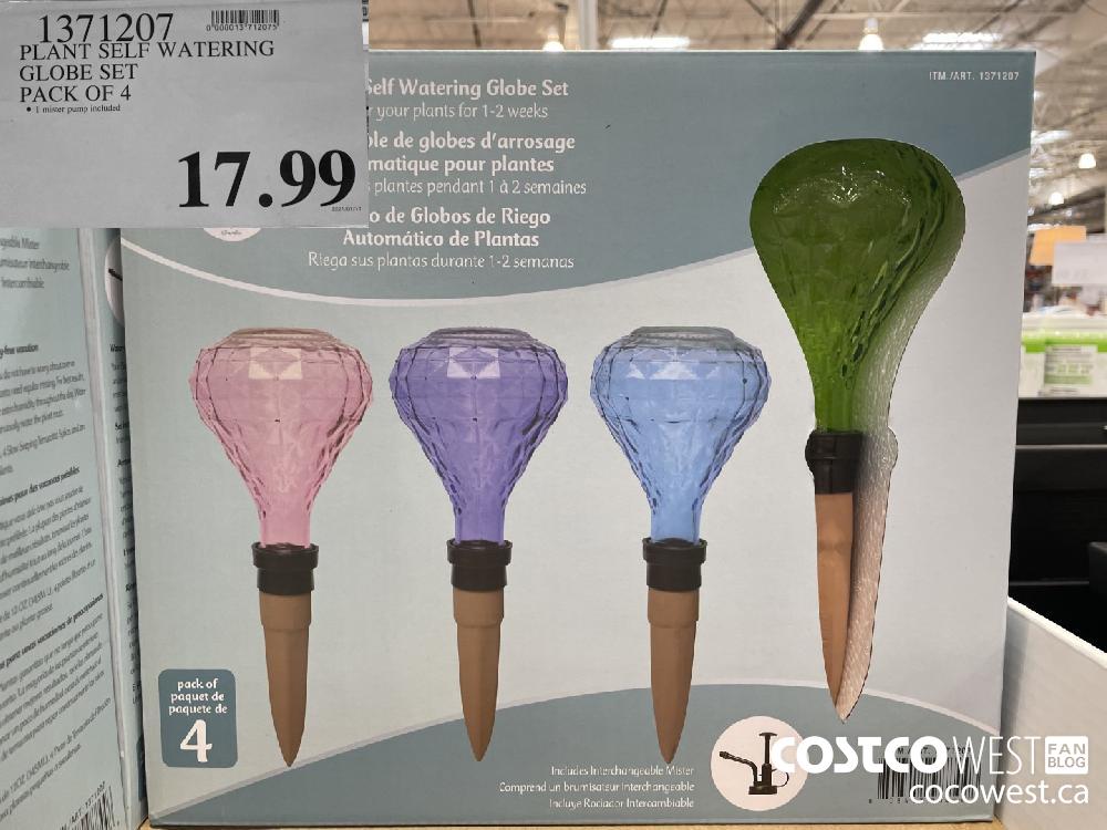 371207 PLANT SELF WATERING GLOBE SET PACK OF 4 $17.99