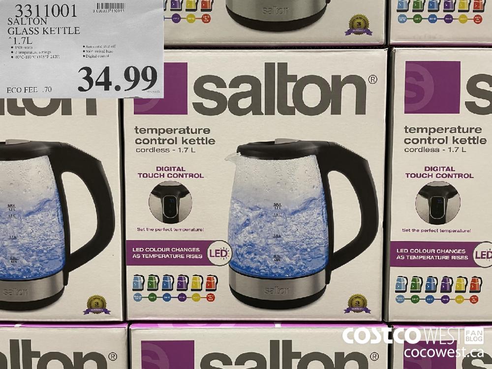 Salton variable temperature kettle sales costco