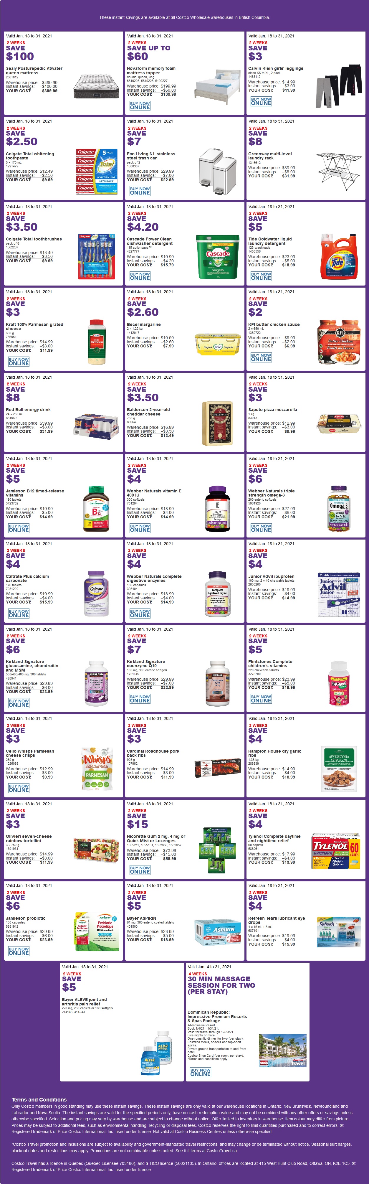 Costco Flyer & Costco Sale Items for Oct 25-31, 2021, for BC, AB, SK, MB -  Costco West Fan Blog