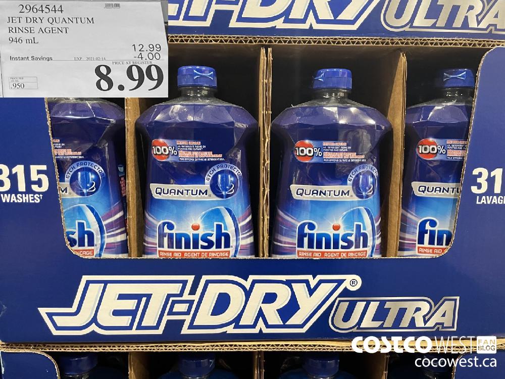 Costco: Finish Jet-Dry Rinse Aid LARGE 32 Ounce Bottles ONLY $4.99