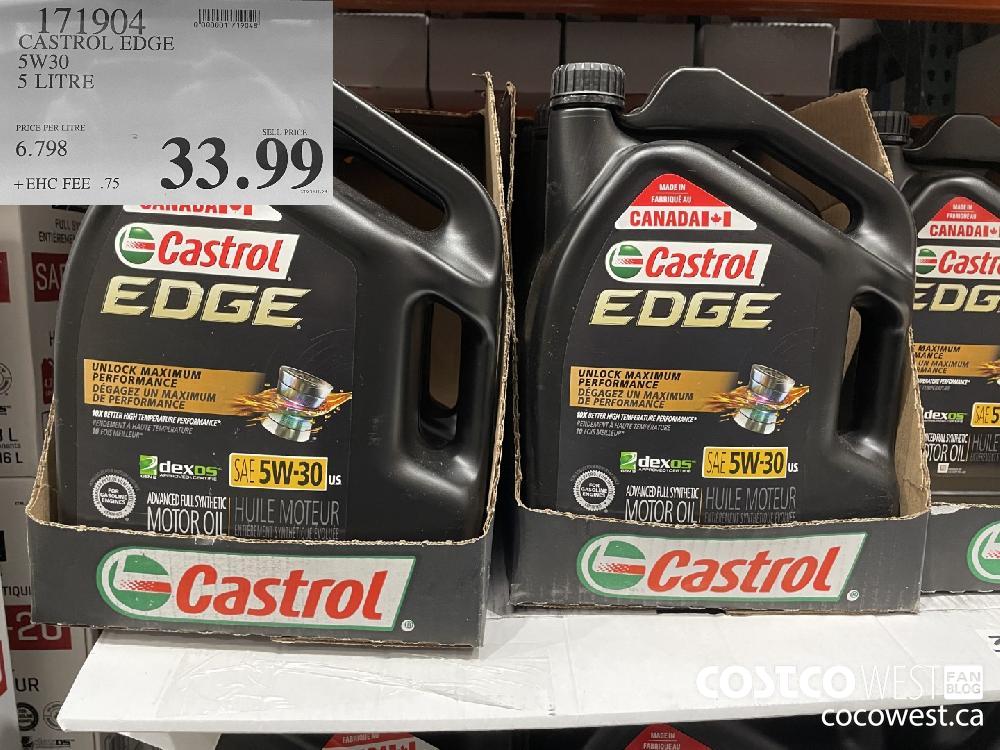 171904 CASTROL EDGE 5W30 5 LITRE $33.99