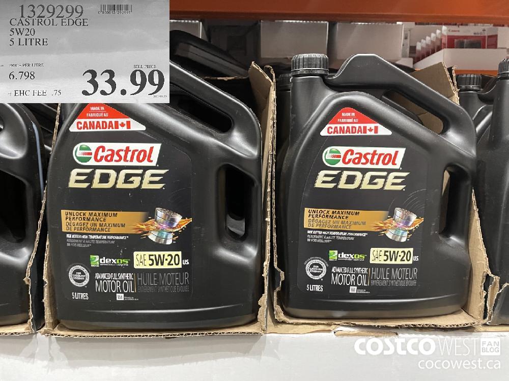 1329299 CASTROL EDGE SW20 5 LITRE $33.99