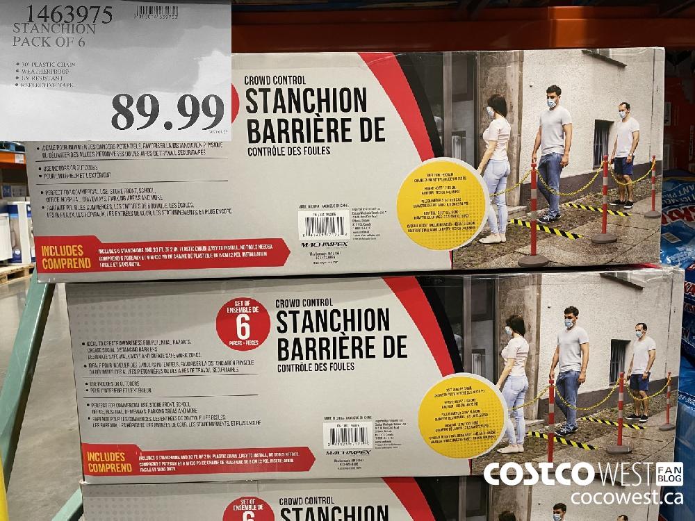 1463975 STANCHION PACK OF 6 $89.99
