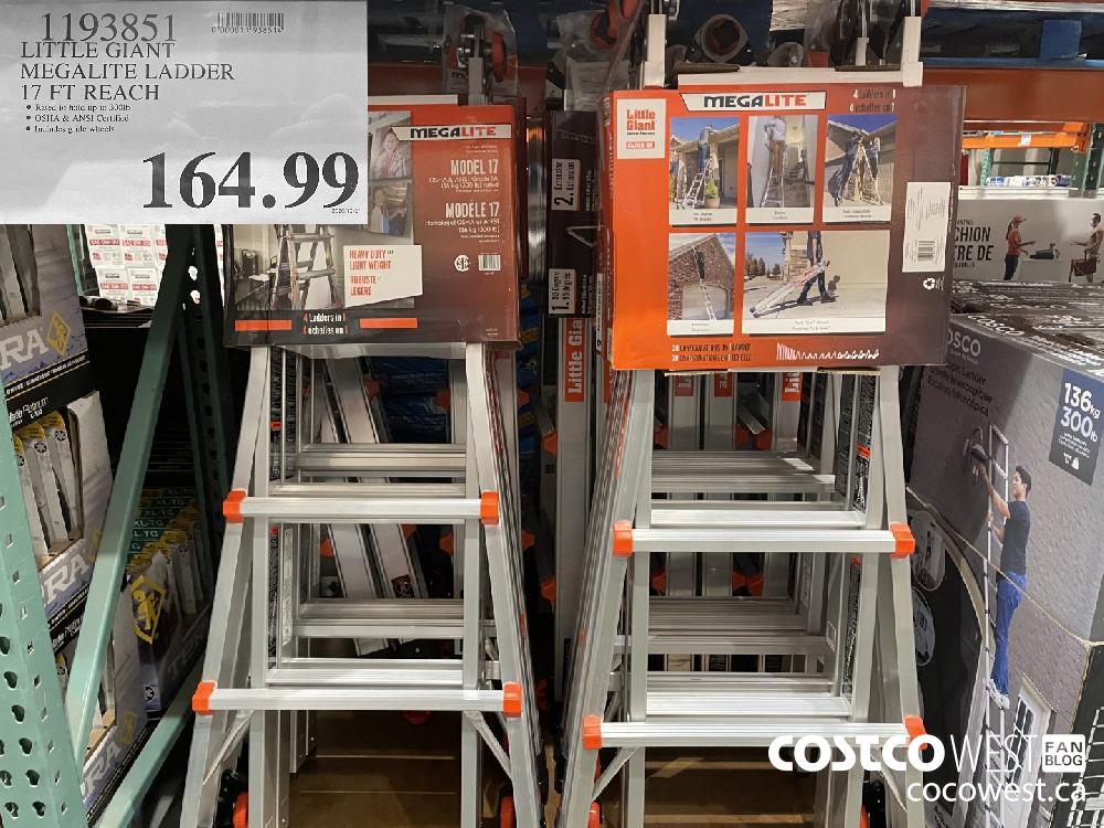 7193851 LITTLE GIANT MEGALITE LADDER 17 FT REACH $164.99