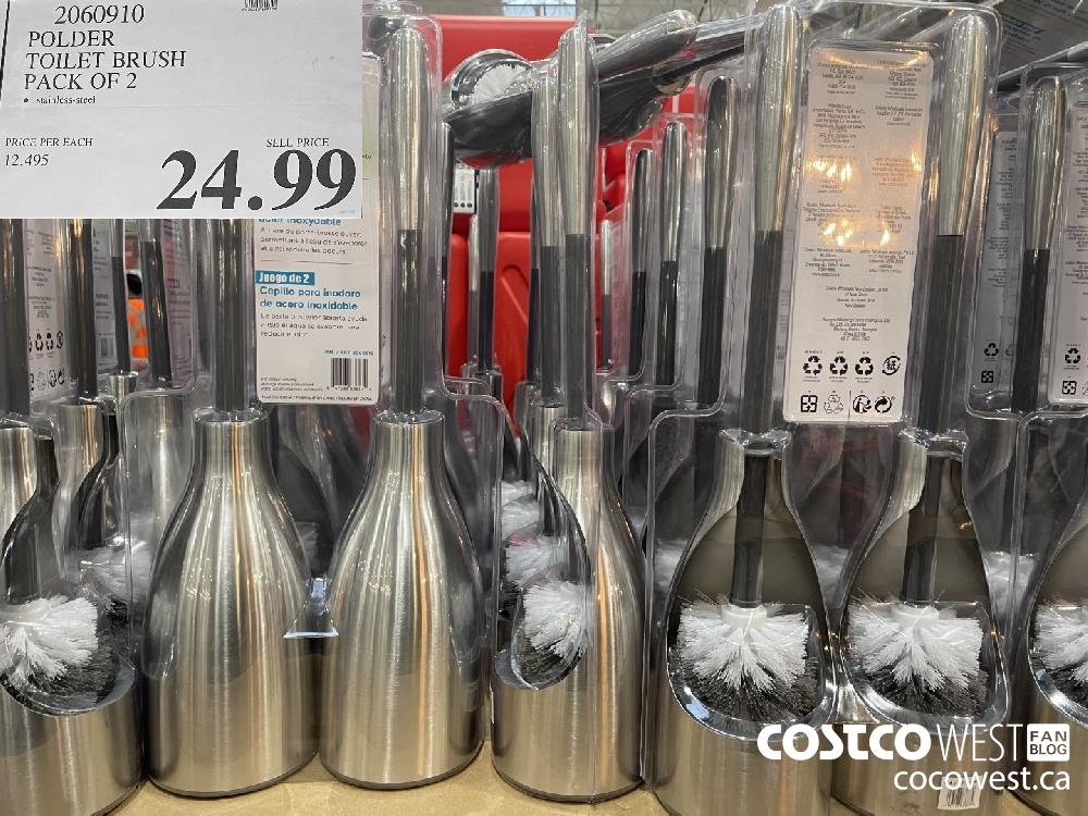 2060910 POLDER TOILET BRUSH PACK OF 2 $24.99