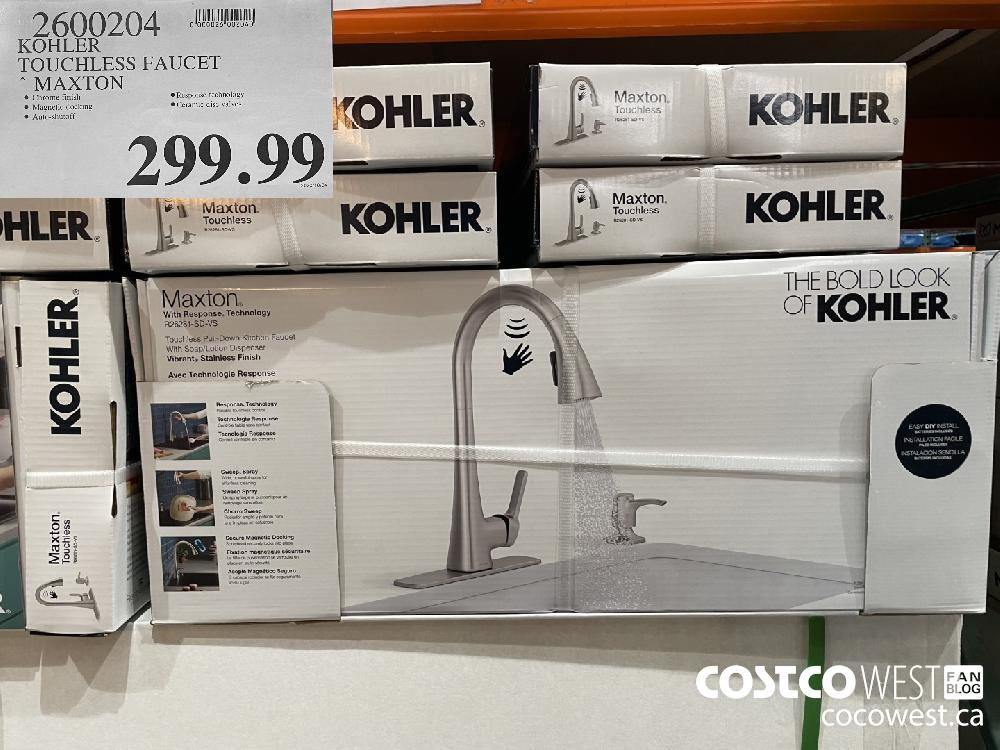 7600204 KOHLER TOUCHLESS FAUCET MAXTON $299.99