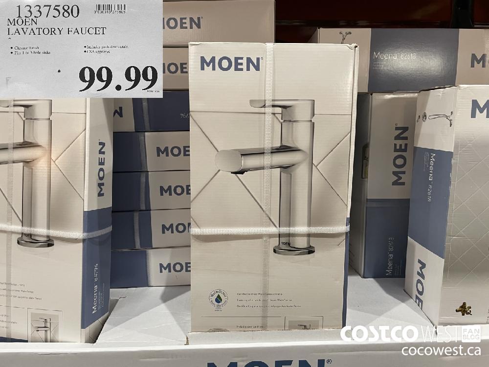 1337580 MOEN LAVATORY FAUCET $99.99