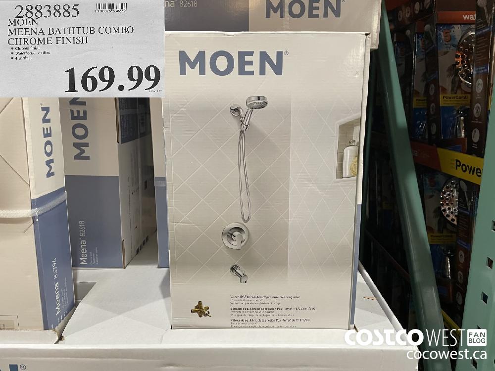 7823885 MOEN MEENA BATHTUB COMBO CHROME FINISH $169.99