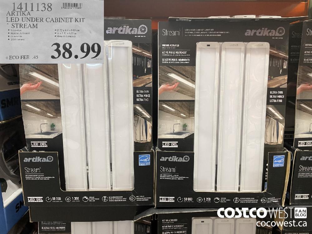 1411133 ARTIKA LED UNDER CABINET KIT STREAM $38.99