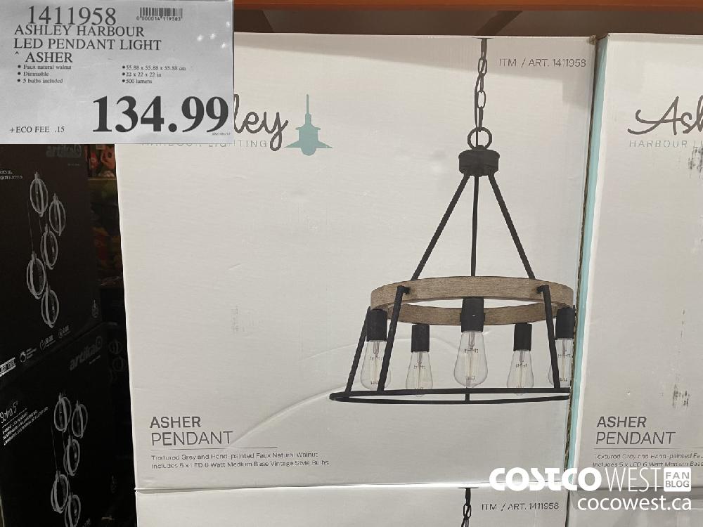 1411958 ASHLEY HARBOUR LED PENDANT LIGHT ASHER $134.99